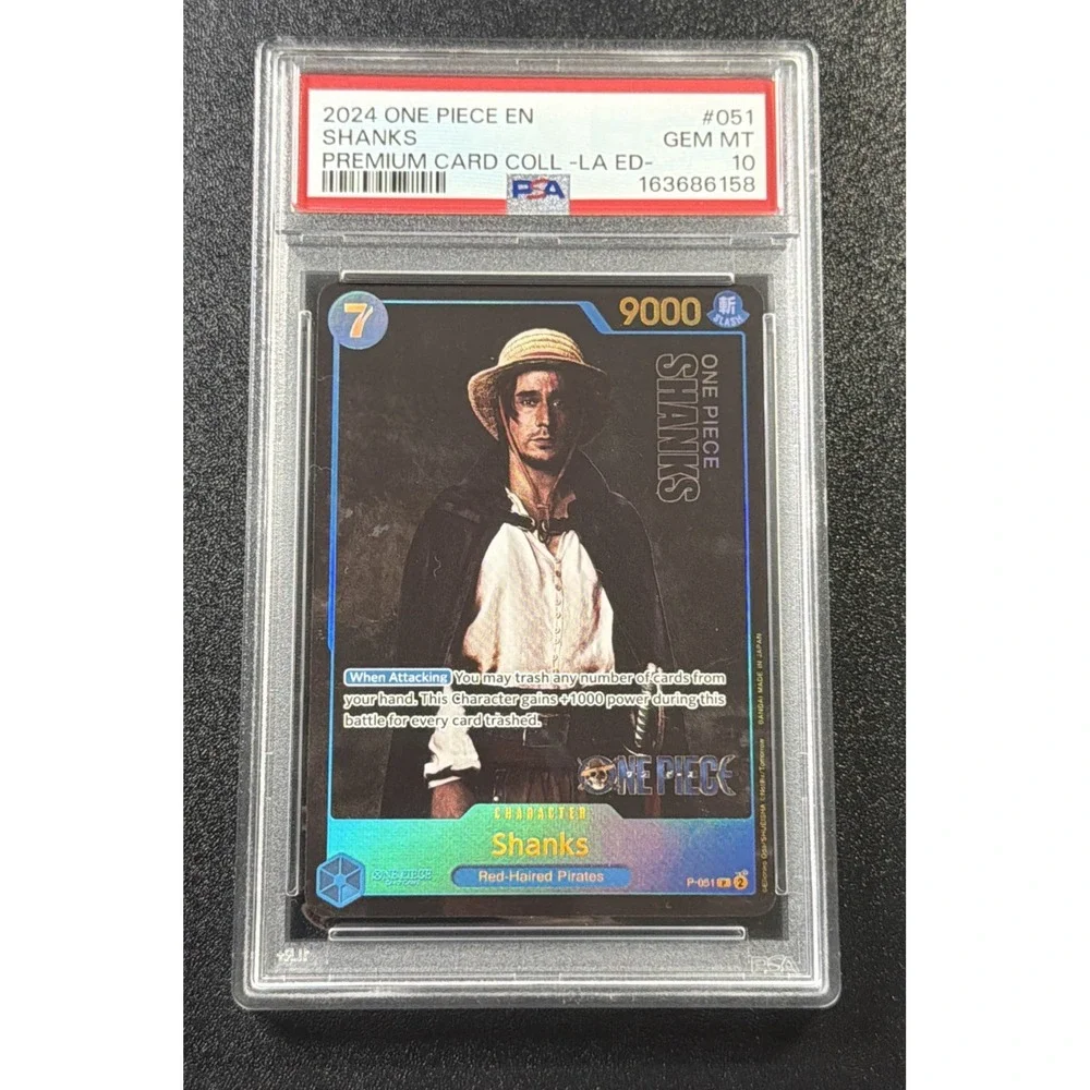 2024 ONE PIECE PREMIUM CARD COLLECTION LIVE ACTION EDITION #051 SHANKS PSA 10 B2